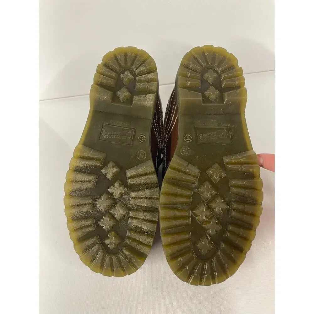 Arizona Jean Co. Gage Boys Youth Shoes 3 Medium Brown Non Marking Rubber Soles - Picture 6 of 9